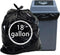 18 Gallon Trash Bags, 100 Counts, Kitchen Garbage Bag, Black