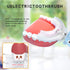 Kids Electric Toothbrush U Shaped Sonic Automatic Toothbrush with 4 Brush Heads, Cartoon Deer Modeling