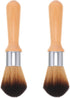 Vaguelly 2pcs Model Dusting Brush, Wooden Handle Cleaner for Figures, Statues & Musical Instruments