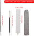 Retractable Gap Dust Cleaner, Microfiber Hand Duster with 2 Washable Dusting Cloths for Under Appliances