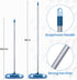 Dust Mop for Hardwood Floors with 57" Long Handle, Wet & Dry Microfiber Flat Mops for Vinyl, Wood, Tile Cleaning