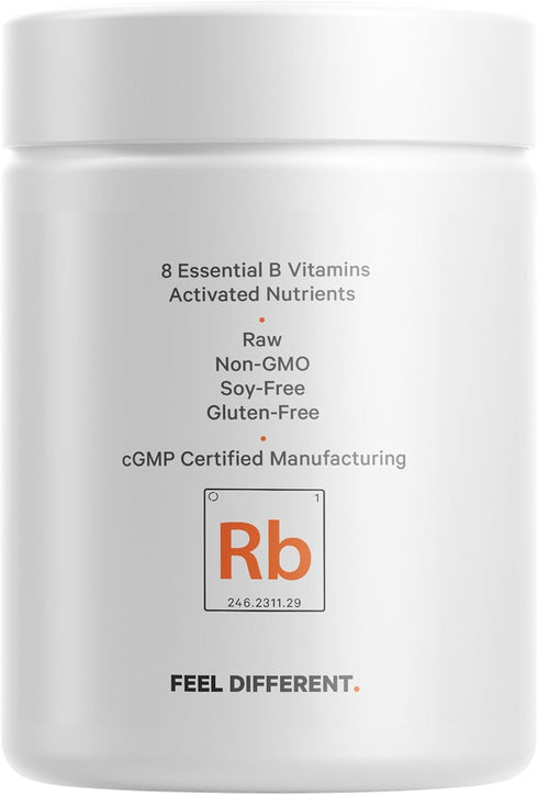 Codeage Raw Vitamin B-Complex Supplement - Essential B Vitamins with Probiotics, Digestive Enzymes, 2-Month Supply - 60