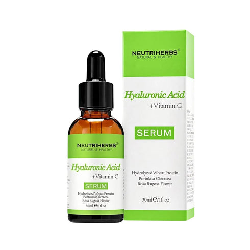 Neutriherbs Hyaluronic Acid Serum, 30ml, Lightweight Daily Facial Serum for Oily & Acne-Prone Skin