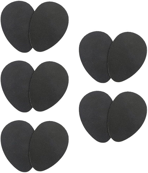5 Pairs Anti-Slip Shoe Grip Stickers, Self-Adhesive Non-Slip Rubber for Ladies & Gents Shoes