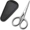 Small Precision Scissors, 3.5inch Stainless Steel Multi-Purpose Grooming Kit for Facial Hair, Eyebrow, Beard