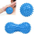 URAQT Set, 2 Pack Spiky Massage Ball Physical Therapy Massage Balls, Hard Lacrosse Ball & Spiky Massage Ball