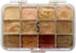 Mango 12 Sections Empty Makeup Palette - Depotting Case for Custom Makeup Organization