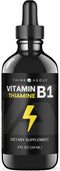 Vitamin B1 Thiamine Mononitrate, Liquid Drops Supplement, 2 oz