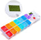 7 Day Pill Organizer with 4 Reminder Alarms, Loud Sound, 14 Large Compartments, Moisture-Proof Design