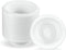 PLASTICPRO 100 PCS White Plastic Bowls - 5 oz Premium Quality Disposable Dishes for Parties