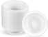 PLASTICPRO 100 PCS White Plastic Bowls - 5 oz Premium Quality Disposable Dishes for Parties