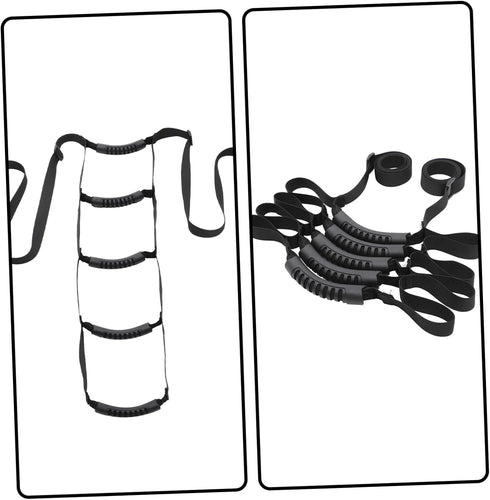 Ipetboom Adjustable Bed Ladder Strap for Seniors Disabled Pull Up Strap Comfortable Handle Design for Individuals