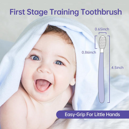 Kids Tongue Scraper, Infant & Newborn Oral Cleaner, Toddler Toothbrush for Mouth and Gum Cleaning