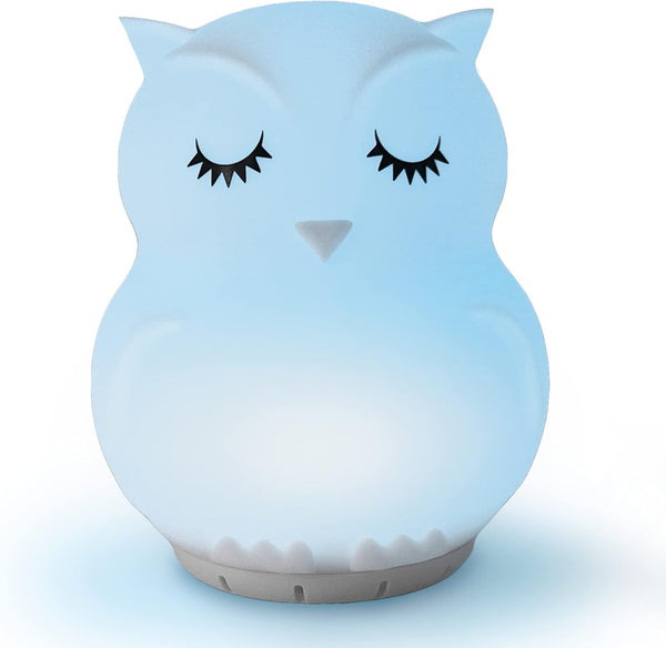 RAINLAX Mindfulness 'Breathing Owl' | 4-7-8 Guided Visual Meditation Breathing Light | 3