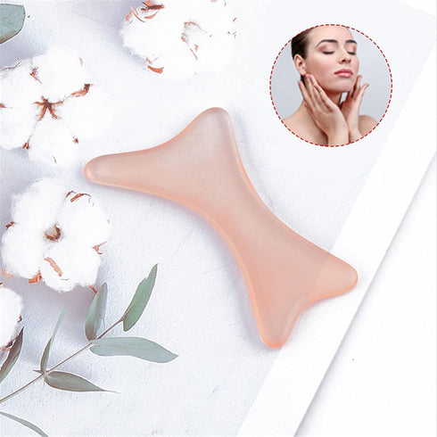 KENID 1Pcs 1PCS Resin GuaSha Massage Scraping for Massager Scrape Therapy Acupoint Acupressure Face Neck Body Beeswax