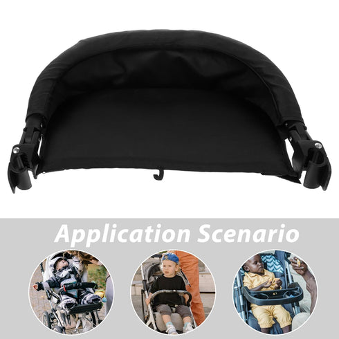 Hemoton Baby Stroller Footrest Extension Adjustable Universal Stroller Leg Rest Removable Foot Support with Safety