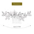 Latious Silver Crystal Bride Wedding Hair Comb, Rhinestone Bridal Hair Clip, Sparkly Gem Hair Accessories for Women and
