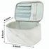 Meiyuuo Makeup Bag, Small Cosmetic Bags for Women, Waterproof Zipper Pouch Makeup Organizer (White Marble)