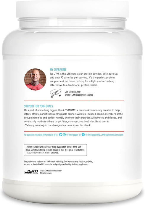 ISO JYM - 20 Servings, Bombsicle Flavor