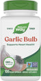 Nature's Way Garlic Bulb, Supports Heart Health*, Non-GMO Project Verified, 580 mg per Serving,