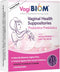 VagiBiom Probioitc Suppository Convenient Travel Pack with 2 Suppositories: Microbiome Flora Balance.