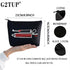 G2TUP Novelty Travel Toothbrush Holder, Brush Me Canvas Dopp Kit for Toiletries (Black Bag)