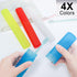4 Pack Portable Travel Toothbrush Case, Transparent Plastic Toothbrush Holder for Home, Travel, Business, Camping,