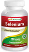 Best Naturals Selenium 200 mcg Supplement, 240 Count