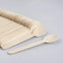 Mart Wooden Disposable Spoons, 100pcs, 6in Biodegradable Compostable Dessert Spoons for Parties