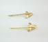 yueton Pack of 4 Women Honeybee Metal Hairpin, Bee Crystal Hair Side Clip Barrette Hair Accessories