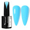 VENALISA 15ml Light Blue Gel Nail Polish, Pastel Color Soak Off UV LED Nail Art Starter DIY at Home