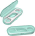 Dental Flossers 2 Pcs Mini Portable Case, Refillable Toothpicks Dispenser, 10 Count Floss Picks Organizer for On-The-Go
