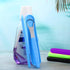 4 Pcs Stainless Steel Tongue Scraper Cleaner for Adults and Kids, Travel Cases for Oral Mouth Care (Green, Blue, Black,