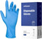 Nitrile Disposable Gloves, Latex-Free & Powder-Free, Ideal for Cleaning, Food Prep and
