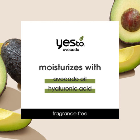 Yes To Avocado Daily Eye Cream, Fragrance-Free, Hydrating & Smoothing with Hyaluronic Acid & Omega 3, 0.5 Fl Oz