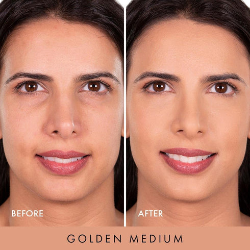 Wander Beauty Wanderlust Powder Foundation - Golden Medium, Blur & Even Skin Tone, Lightweight Buildable Coverage