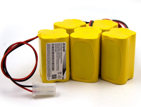 elxjar 4.8V 800mAh Ni-CD AA Battery Pack Replacement, 2-Pack for Energizer