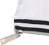 Multi-purpose Waterproof Clear Vinyl Zippered Toiletry Makeup Pouch with French Tape 4-pack