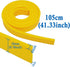 Squeegee Replacement Rubber Strip, 105cm/41inch Window Cleaning Squeegee Rubber, Yellow, 1 Piece