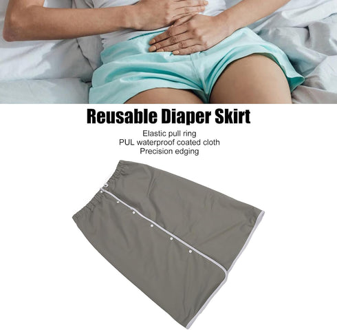 Reusable Leakproof Skirt for Incontinence Support - XXL Size for Elderly & Pregnant Women
