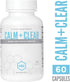NBI Calm + Clear Mood and Focus Support, 60 Count Capsules, Natural Stress and Adrenal Support with Magnesium