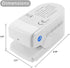 FL400 Pulse Oximeter with Neck/Wrist Cord, Carrying Case & Batteries - White