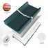 Montesy Baby Diaper Changing Pad Soft PU Leather Diaper Changer Mat with Fixing Belt Water Proofing Liner for Dresser