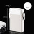 Waterproof Cigarette Case with Lighter, Airtight Joint Holder for 16pcs Cigarettes, Smell Proof Container Box (White)