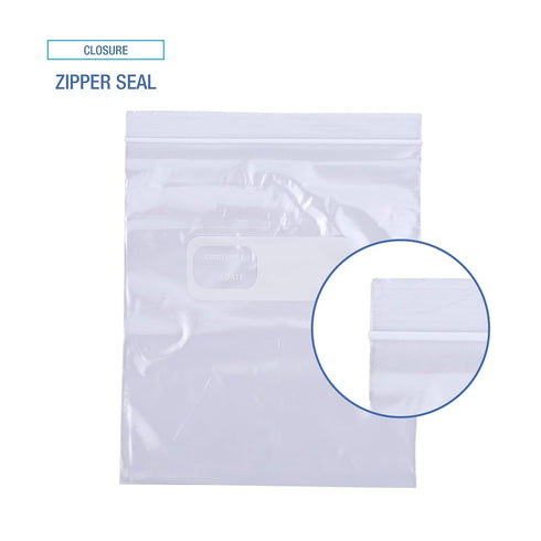 Boardwalk Reclosable Food Storage Bags, 1 qt, 1.75 mil, Clear, 500/Box, 7" x 8"