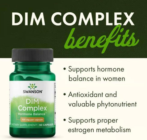 Swanson Ultra 100 30 (1 Pack) Swanson Dim Complex (Diindolylmethane) Milligrams Capsules