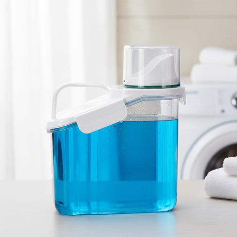 Mowhut 2 Pack 54 oz 8 1marker laundry detergent dispenser, liquid detergent container, liquid soap holder