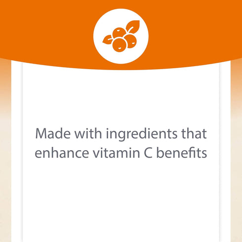 Natural Factors Vitamin C 500 mg Kids Chewable - 90 Wafers - Tangy Orange, Vegan, Non-GMO