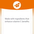 Natural Factors Vitamin C 500 mg Kids Chewable - 90 Wafers - Tangy Orange, Vegan, Non-GMO