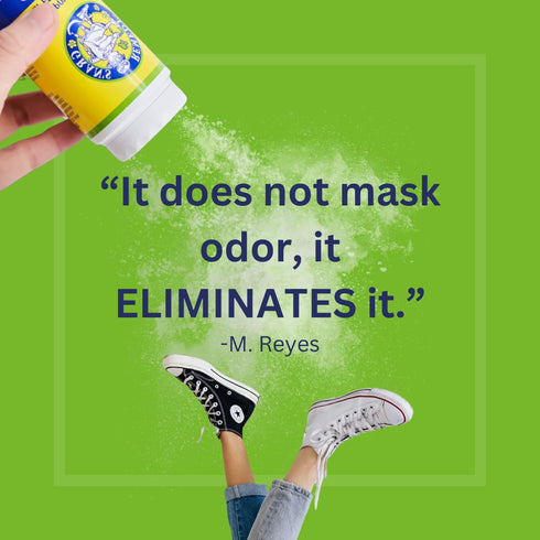 Gran's Remedy Natural Shoe Deodorizer Powder, Foot Odor Eliminator for Men, Women, and Kids